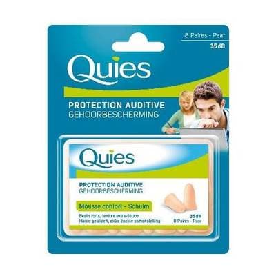 Quies Protection auditives couleur chair, 8 paires