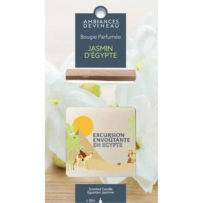 Ambiances Devineau Bougie parfumée jasmin d'Egypte, 30 h