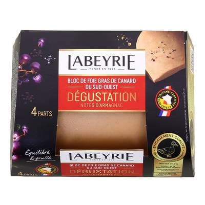 Labeyrie Bloc de Foie Gras de Canard, 4 parts - 150g