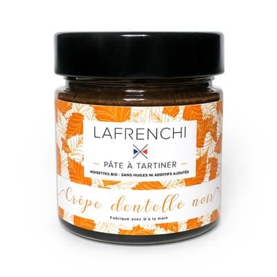 La Frenchi Pâte à tartiner Crêpes Dentelle Chocolat Noir, 250g