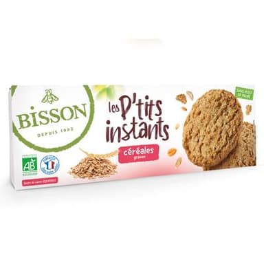 Bisson Sablés P'tits Instants céréales bio, 150g