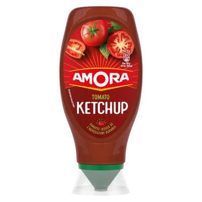 Amora Tomato ketchup en Flacon Souple Squeeze Top Down, 550g