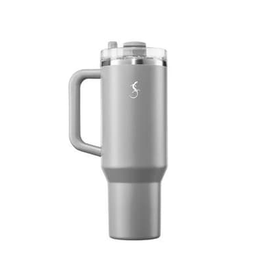Lurch Gourde isotherme en inox Gris Big Cup, 1,2L