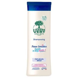 L'Arbre Vert Bien-Etre Shampooing doux famille & bébé cuir chevelu délicat, 250ml