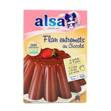 Alsa Flan entremet saveur chocolat, 232g
