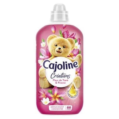 Cajoline Adoucissant Concentré Fleur de tiaré et Pivoine, 1,386L