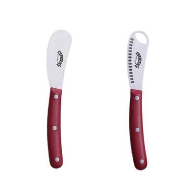 Kilner Set couteau à beurre et couteau à beurre bouclé en inox, 1 set