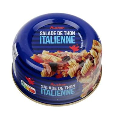 Auchan Salade Italienne au thon, 250g