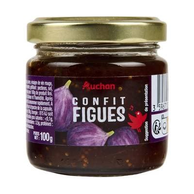 Auchan Confit de Figue en bocal, 100g