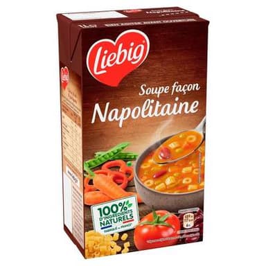 Liebig Soupe Minestrone Façon Napolitaine, 1L