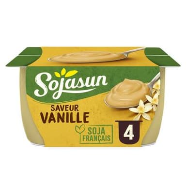 Sojasun Spécialité Soja Vanille, 4x100g