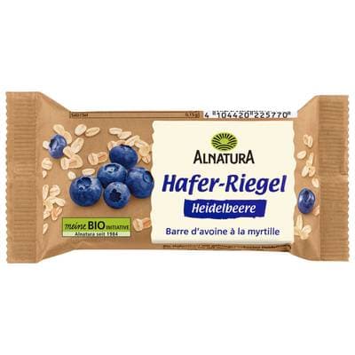 Alnatura Barre d'Avoine à la Myrtille Bio, 60g
