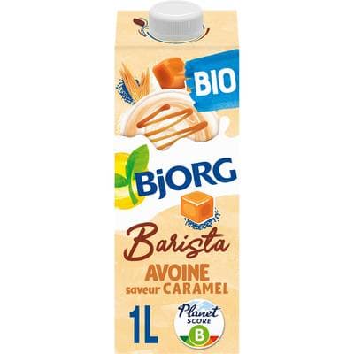 Bjorg Avoine Saveur Caramel Barista Bio Boissons Végétale, 1L