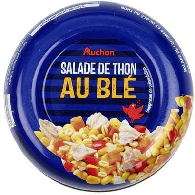 Auchan Salade Thon au Blé, 250g