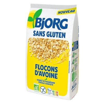 Bjorg Flocons d'Avoine Sans Gluten Bio, 500g