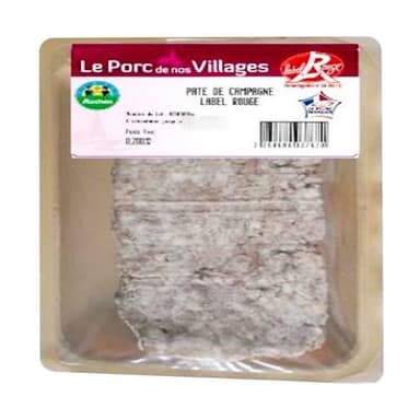 Le Porc de nos Villages Pâté de Campagne Label Rouge, 200g