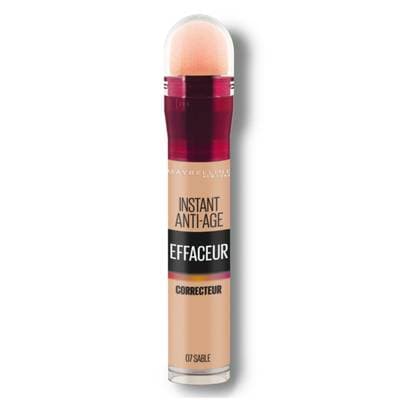 Gemey Maybelline Fond de teint correcteur effaceur nu, 07 SABLE 1 pièce