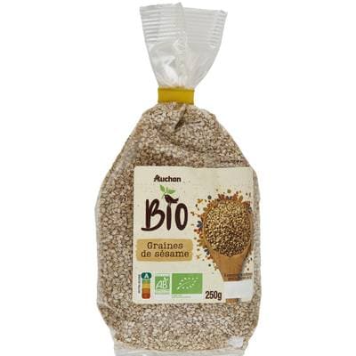 Auchan BIO Graines de sésame Bio, 250g
