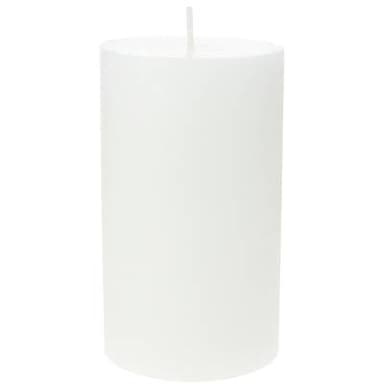 Ambiances Devineau Bougie cylindrique rustique colorée or blanc 70H120, 1 bougie