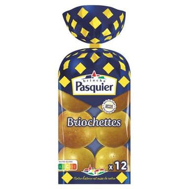 Pasquier Briochettes, 12 brioches - 480g