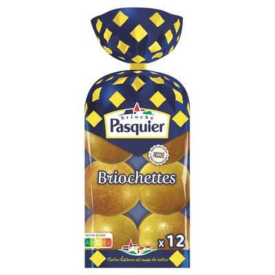 Pasquier Briochettes, 12 brioches - 480g