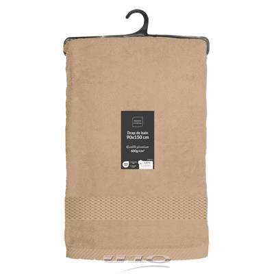 3574388020471 - Douceur D Interieur - Drap de bain éponge noisette