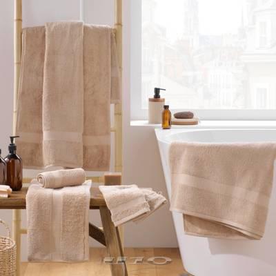 3574388020471 - Douceur D Interieur - Drap de bain éponge noisette