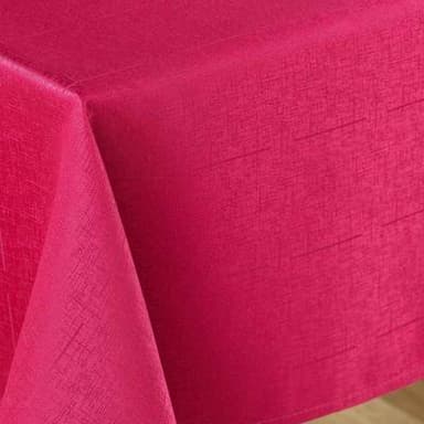 Douceur D Interieur Nappe Jacquard Déco Rouge, 140 x 240  cm