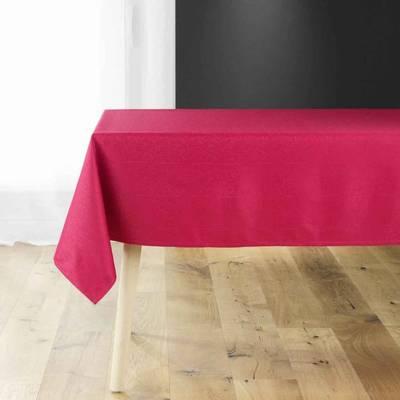3574387230871 - Douceur D Interieur - Nappe Jacquard Déco Rouge