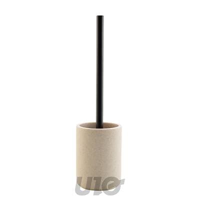 Douceur D Interieur Brosse wc unie granit sable, 1 pièce