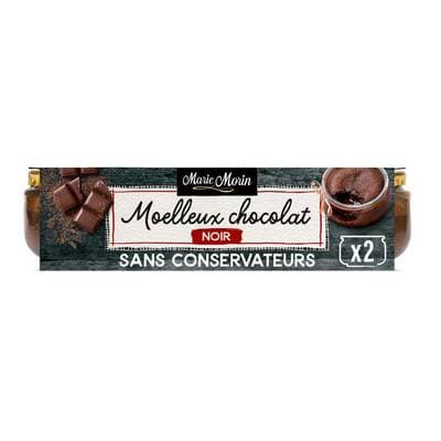 Marie Morin Moelleux Chocolat Noir, 2x120g