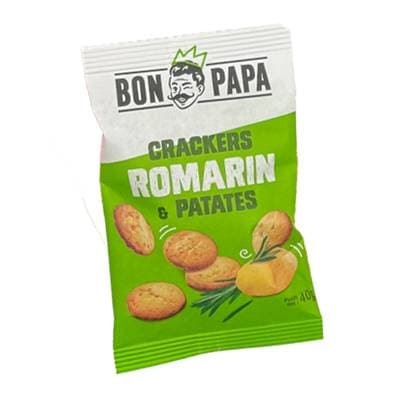 Bon Papa Crackers saveur Romarin & Patate, 40g