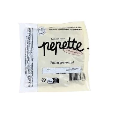 Pepette Chat Repas Frais, Poulet Gourmand, 100g