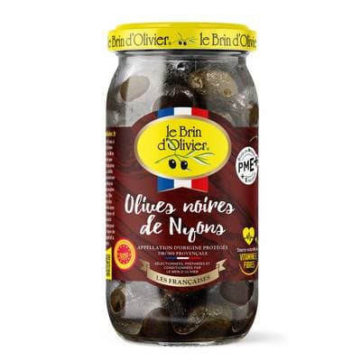 Le Brin d'Olivier Olives Noires de Nyons AOP, 230g