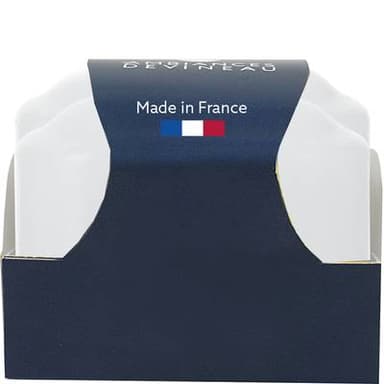 Ambiances Devineau bougies cylindriques blanches, 4 bougies