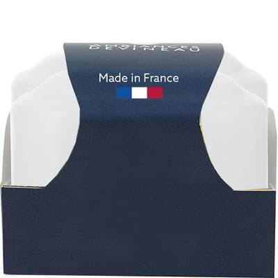 Ambiances Devineau bougies cylindriques blanches, 4 bougies