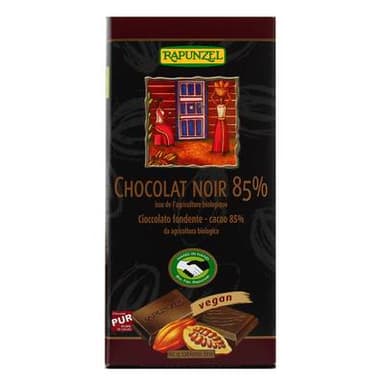 Rapunzel Chocolat bio noir 85% vegan, 80g