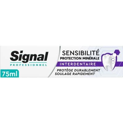 Signal Dentifrice Sensibilité Protection Minérale Interdentaire, 75ml