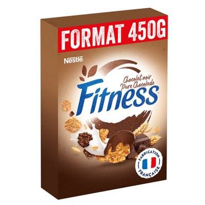Fitness Céréales au Chocolat Noir, 450g