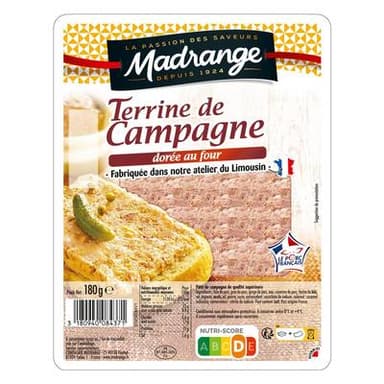 Madrange Terrine Dorée au Four, 180g