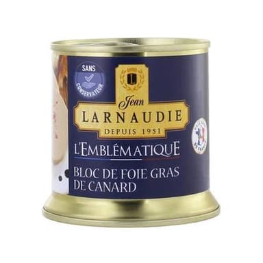 Larnaudie Bloc de Foie Gras de Canard l'Emblématique, 190g
