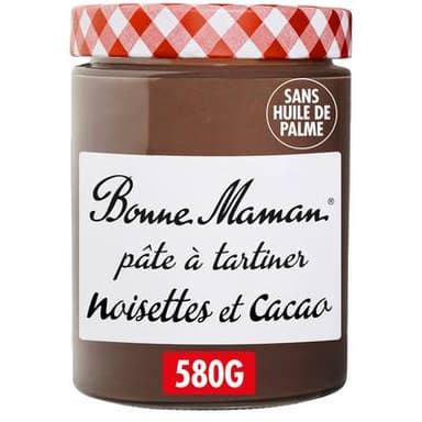 Bonne Maman Pâte à Tartiner Noisette Cacao, 580g