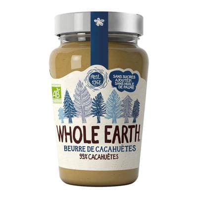 Whole Earth Beurre de Cacahuète Bio, 340g