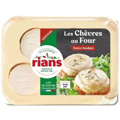 Rians Chèvre au four, 5 fromages - 100g