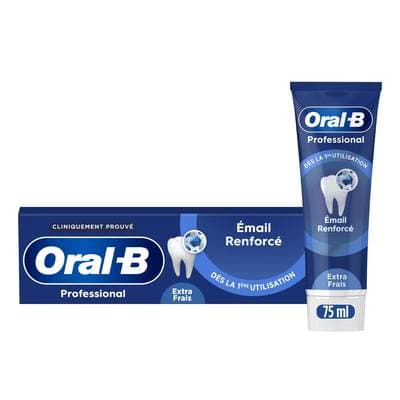 Oral B Dentifrice Professional Email Renforcé Extra Frais, 75ml