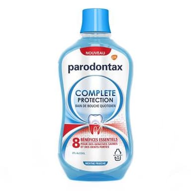 Parodontax Bain de bouche Protection Complete Menthe Fraiche, 500ml