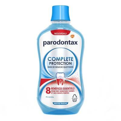 Parodontax Bain de bouche Protection Complete Menthe Fraiche, 500ml