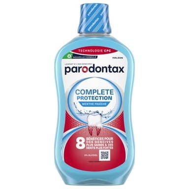 Parodontax Bain de bouche Protection Complete Menthe Fraiche, 500ml