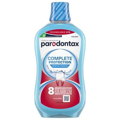Parodontax Bain de bouche Protection Complete Menthe Fraiche, 500ml