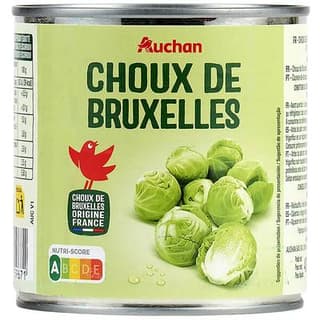 Auchan Choux de Bruxelles en conserve, 265g